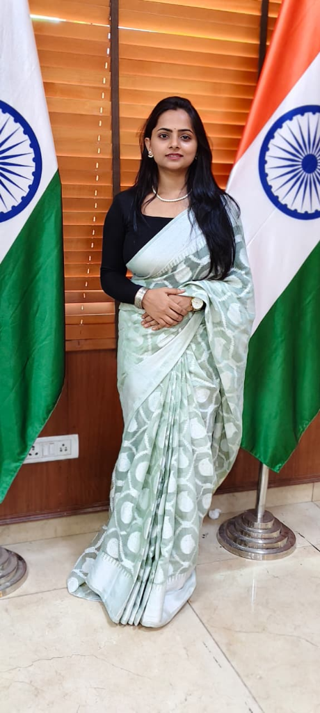 With National Flag — A Proud Moment