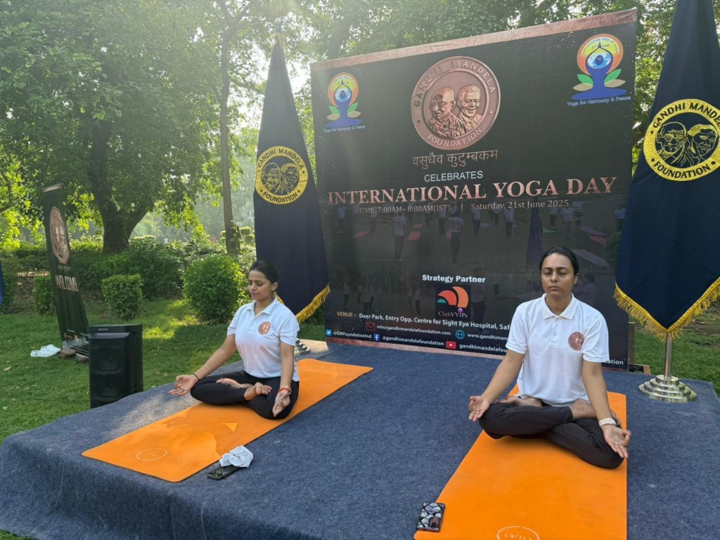 International Yoga Day — Meditation on Stage