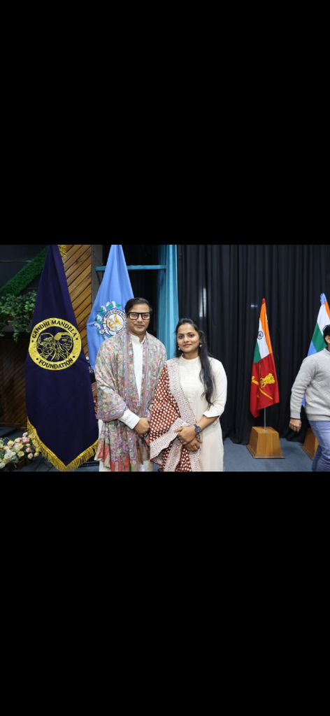 With Dignitary — Gandhi Mandela Foundation